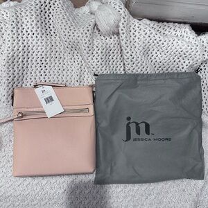 NEW JESSICA MOORE Pink Crossbody Bag